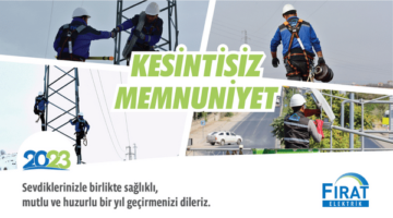 FIRAT ELEKTRİK A.Ş.’NİN YILBAŞI MESAJI…