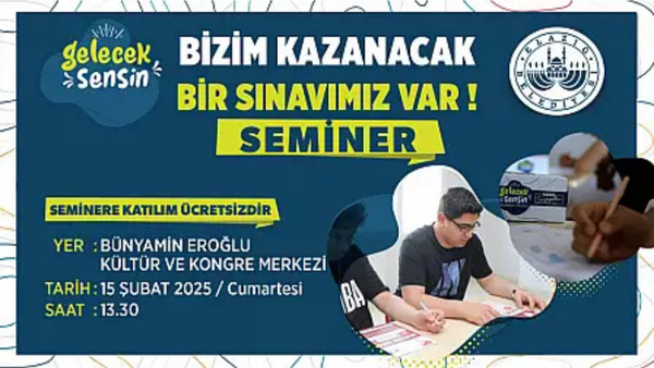 Elazığ Belediyesi’nden öğrencilere yönelik ücretsiz seminer