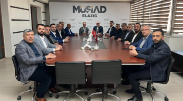 MÜSİAD Elazığ, ELFED Başkanı ve Yönetim Kurulu’nu Ağırladı