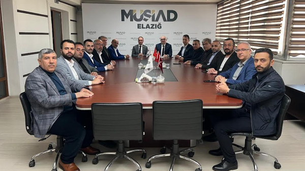 MÜSİAD Elazığ, ELFED Başkanı ve Yönetim Kurulu’nu Ağırladı