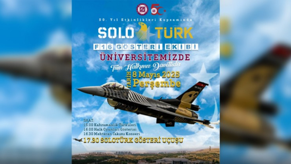 Fırat Üniversitesi’nden SOLOTÜRK’ün Gösterisine Davet