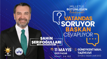 “Vatandaş Soruyor, Başkan Cevaplıyor” Programının Üçüncüsü, Güneykent Mahallesi’nde Düzenlenecek