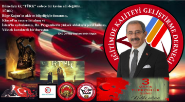 Başkan Akgün’den; 3 Mayıs Türkçüler Günü Mesajı…