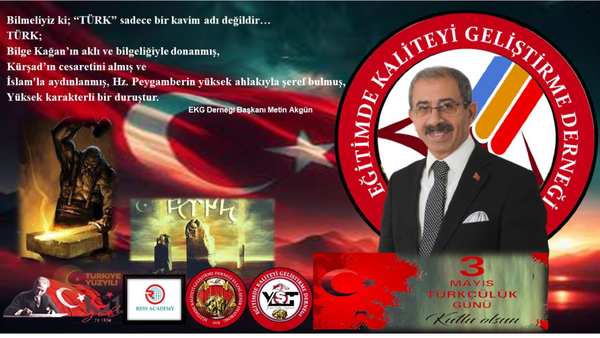Başkan Akgün’den; 3 Mayıs Türkçüler Günü Mesajı…