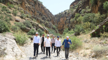 Vali Hatipoğlu Kanyonlarda İncelemelerde Bulundu