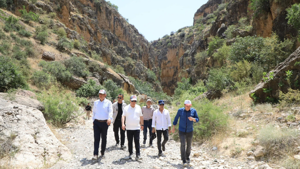 Vali Hatipoğlu Kanyonlarda İncelemelerde Bulundu