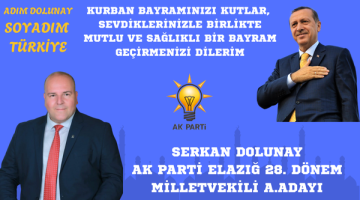 SERKAN DOLUNAY’IN KURBAN BAYRAMI MESAJI