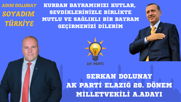 SERKAN DOLUNAY’IN KURBAN BAYRAMI MESAJI
