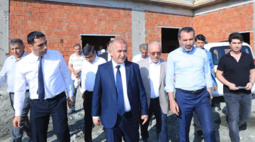 Vali Hatipoğlu HÜTTMER İnşaat Alanında İncelemelerde Bulundu