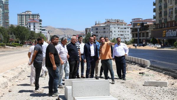 Başkan Şerifoğulları Hazardağlı Kavşağı’nda İncelemede Bulundu