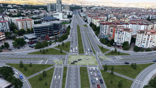 Hazardağlı Kavşağı’nda Çalışmalar İlerliyor