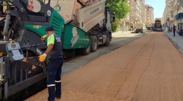 Elazığ Belediyesi, Rızaiye Mahallesi’nde Yol Yenileme Çalışması Sürüyor