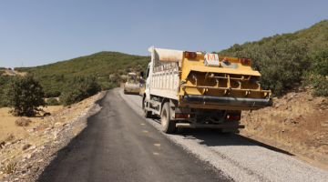 İl Özel İdaresi Asfalt Çalışmalarını Sürdürüyor