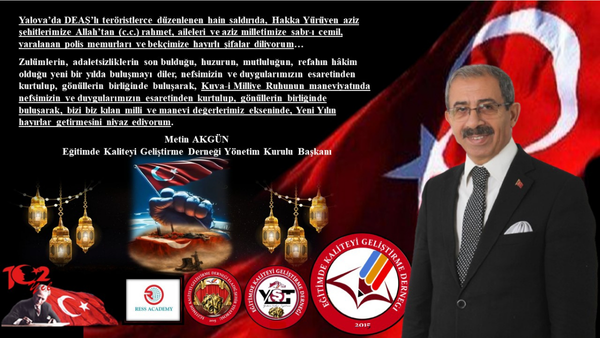 Başkan Akgün’den Şehitlerimizi Anma ve Yeni Yıl Mesajı…