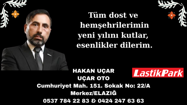 Hakan Uçar Yeni Yıl Mesajı