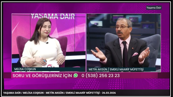 Başkan Akgün Kanal 23’te ‘Melisa İle Yaşama Dair’ Programına Konuk Oldu