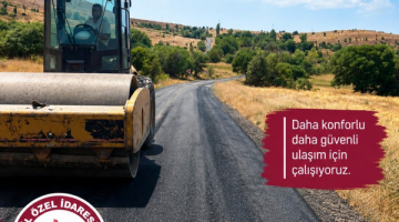 İl Özel İdaresi Köy Yolları ve Altyapı İçin Çalışmalarını Sürdürüyor