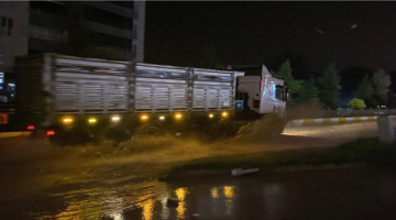 Elazığ OSB’de Şiddetli Yağış ve Sel Felaketi